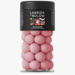 Liquorice with white chocolate and milkshake flavour