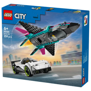 LEGO, City, jet vs. car