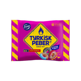 Fazer Tyrkisk Peber Hot Rings candy bag 380g