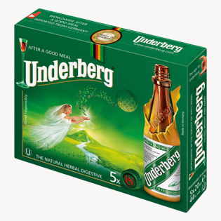 Underberg Bitter 44% 5x0.02L