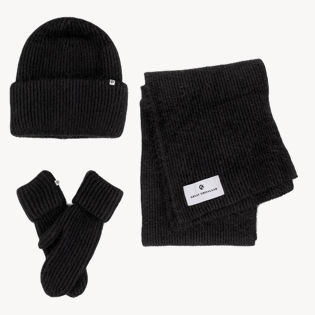 Angora 3pc sæt -Sort
