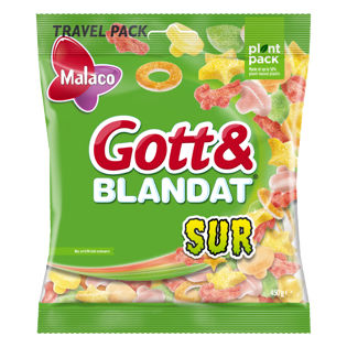 Malaco Surt Blandat 450g
