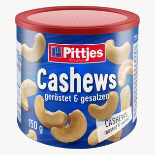 Pittjes Cashews Salt Tin, 150g