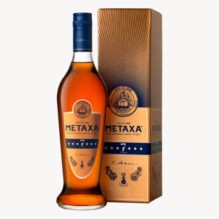 Metaxa Amphora 7* Brandy 40% 1L gift pack