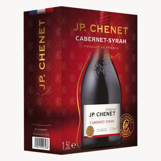 J.P. Chenet, Cabernet/Syrah, Languedoc, IGP, dry, red (Bag i