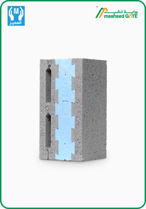 Almomiz, Cement Block, Blue Insulated R24 (40*20*20)
