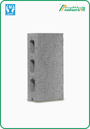 Almomiz, Cement Block, Hollow 3 Cells (40*20*10)