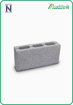 Al Nowaishry , Cement Block, Hollow 3 Cells (40*20*10)