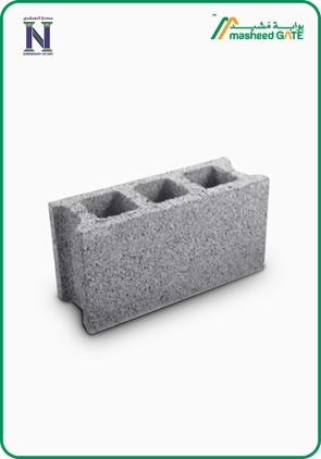 Al Nowaishry , Cement Block, Hollow 3 Cells (40*20*15)