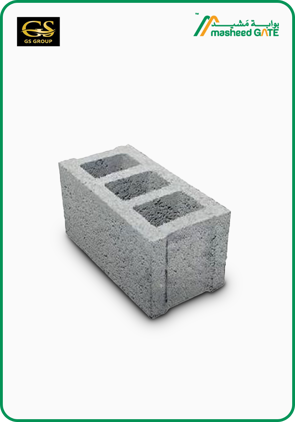 Al Saif Al Zahaby , Cement Block, Hollow 3 Cells (40*20*20)