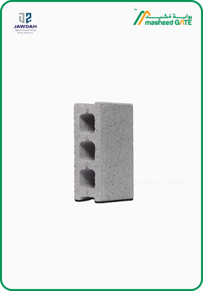 ZAYED, Cement Block, Hollow 3 Cells (40*20*15)