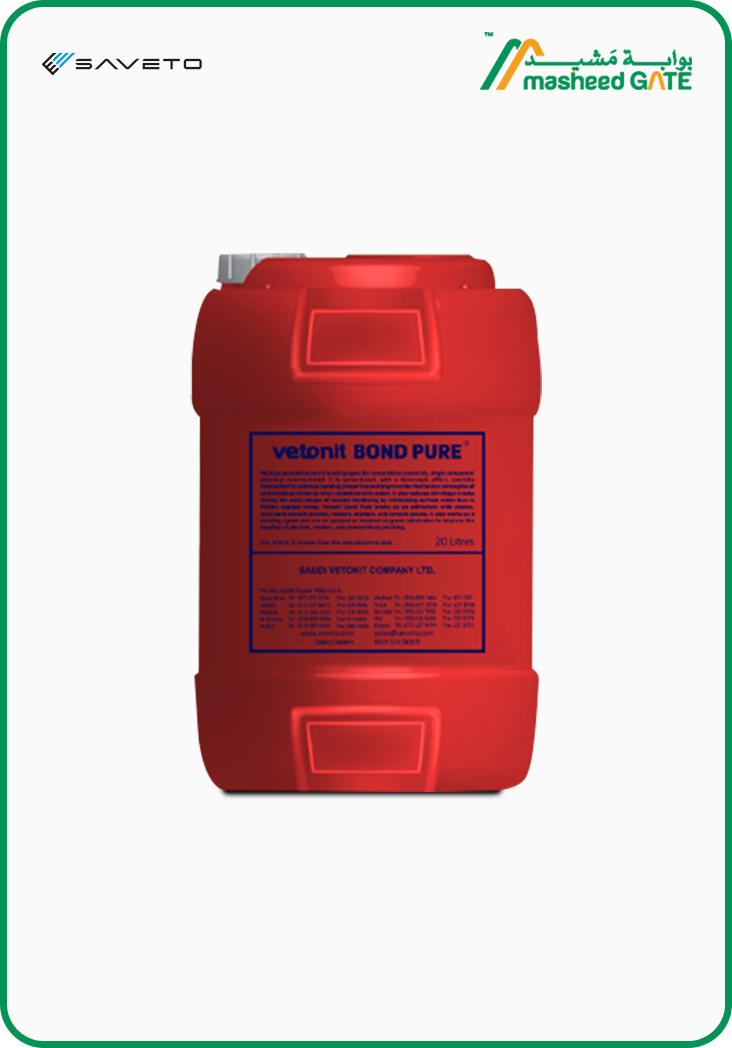Saveto (Vetonit), Ready Mix Bond Pure, 20 L/Tank (Red)