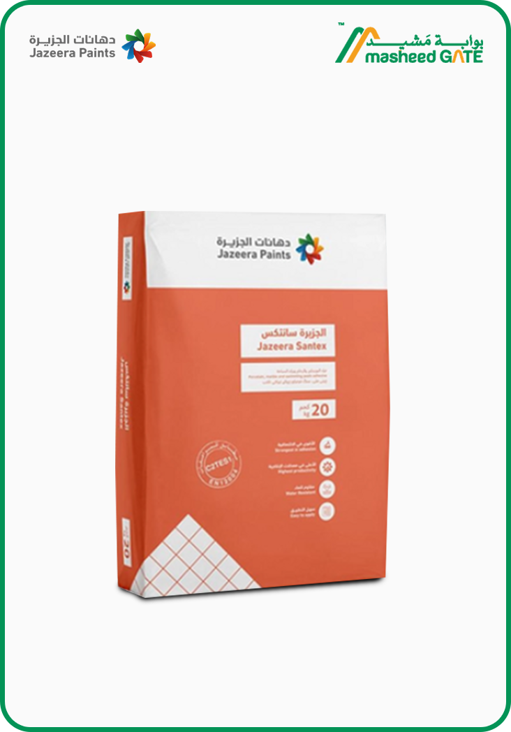 Jazeerapaints , SANTEX , Porcelain Adhesive 20Kg