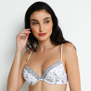 T-Shirt Bra With Bugs Bunny Print