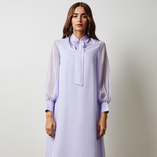 Handkerchief Hem Midi Dress