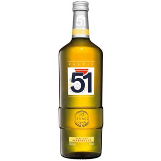 PERNOD PASTIS 51 ANISEED FRENCH 45% 1L
