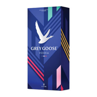 GREY GOOSE VODKA 40% GIFT PACK 2X1L