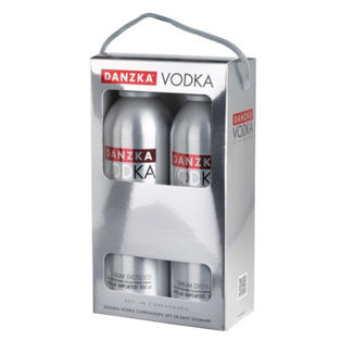 DANZKA VODKA 40% GIFT PACK 2X1L