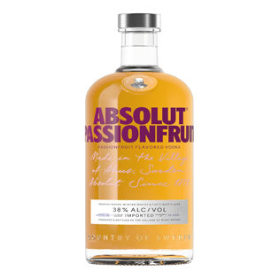 ABSOLUT SWEDISH VODKA PASSIONFRUIT 38% 1L