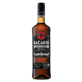 BACARDI CARTA NEGRA RUM 40% 1L