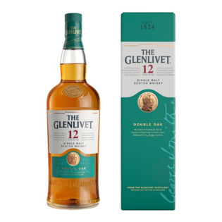 GLENLIVET 12Y DOUBLE OAKED SINGLE MALT SCOTCH WHISKY 40% 1L