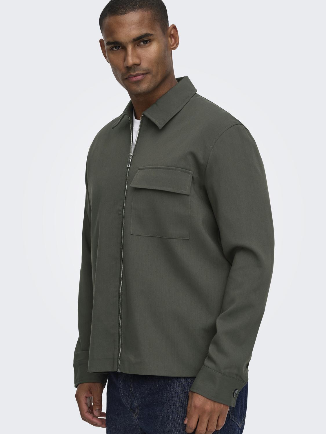 ONSWILL REG 0292 ZIP OVERSHIRT FRML NOOS - 5