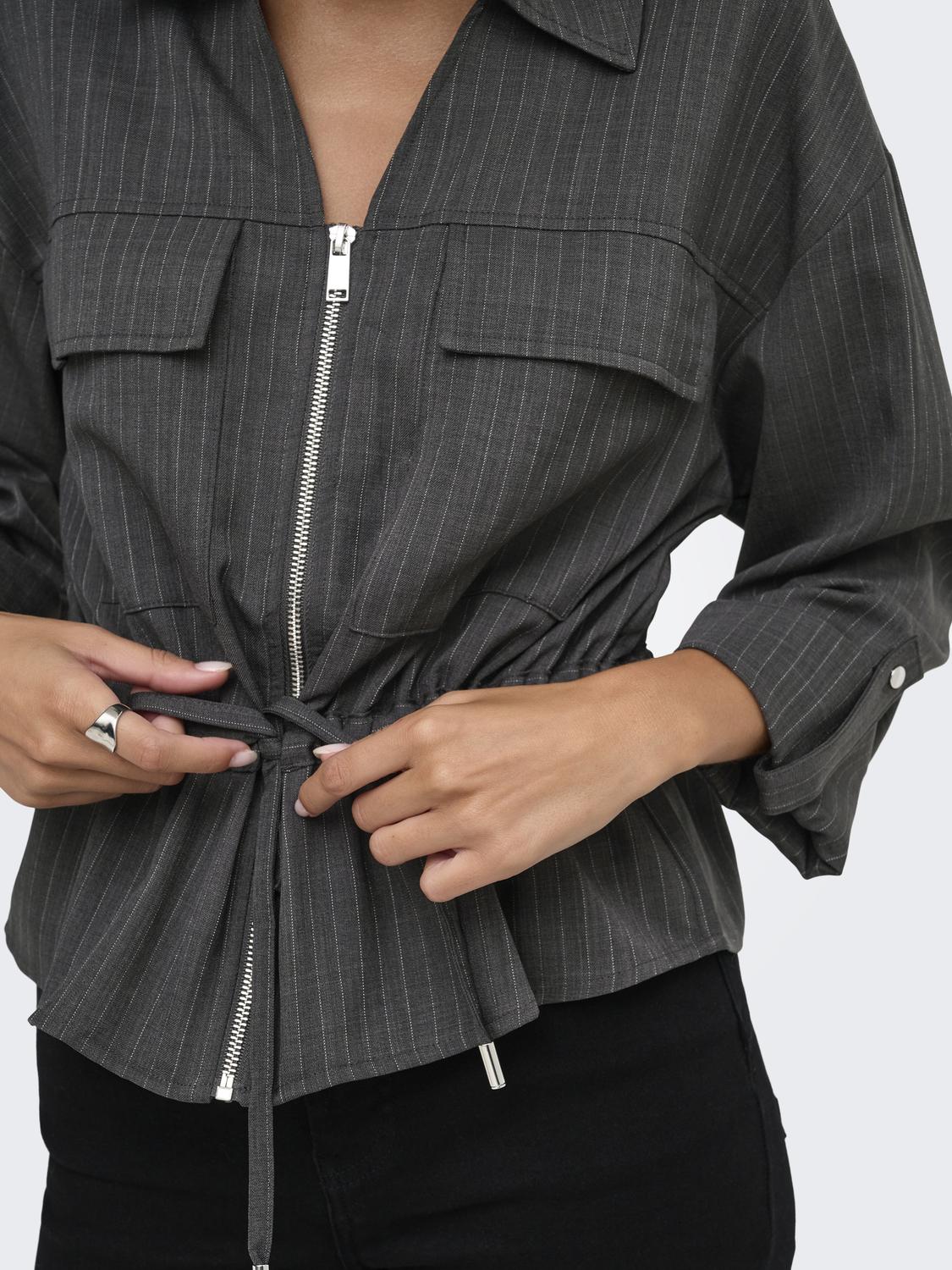 JDYNINA L/S ZIP SHIRT WVN - 4