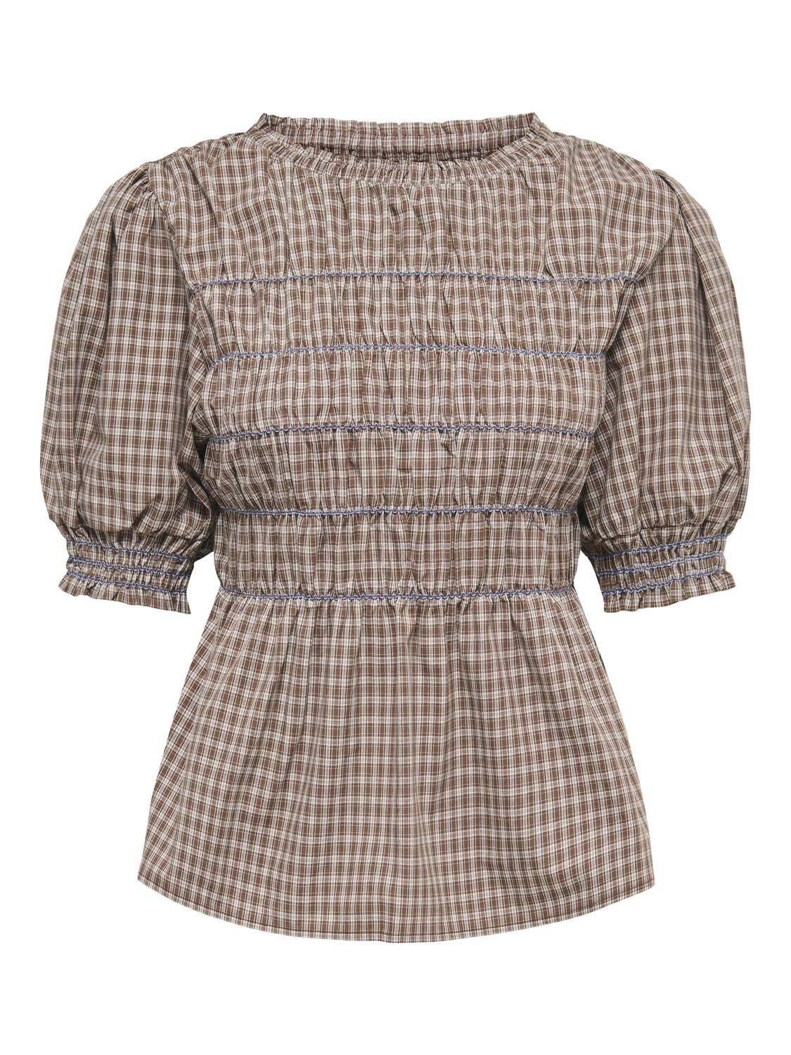 ONLJOSY S/S SMOCK TOP WVN EX