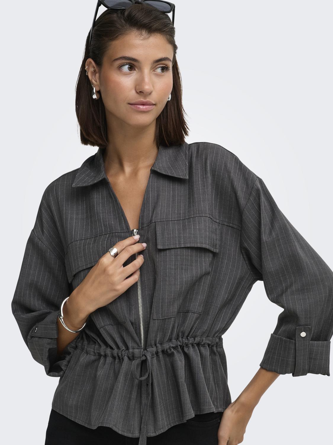 JDYNINA L/S ZIP SHIRT WVN - 5