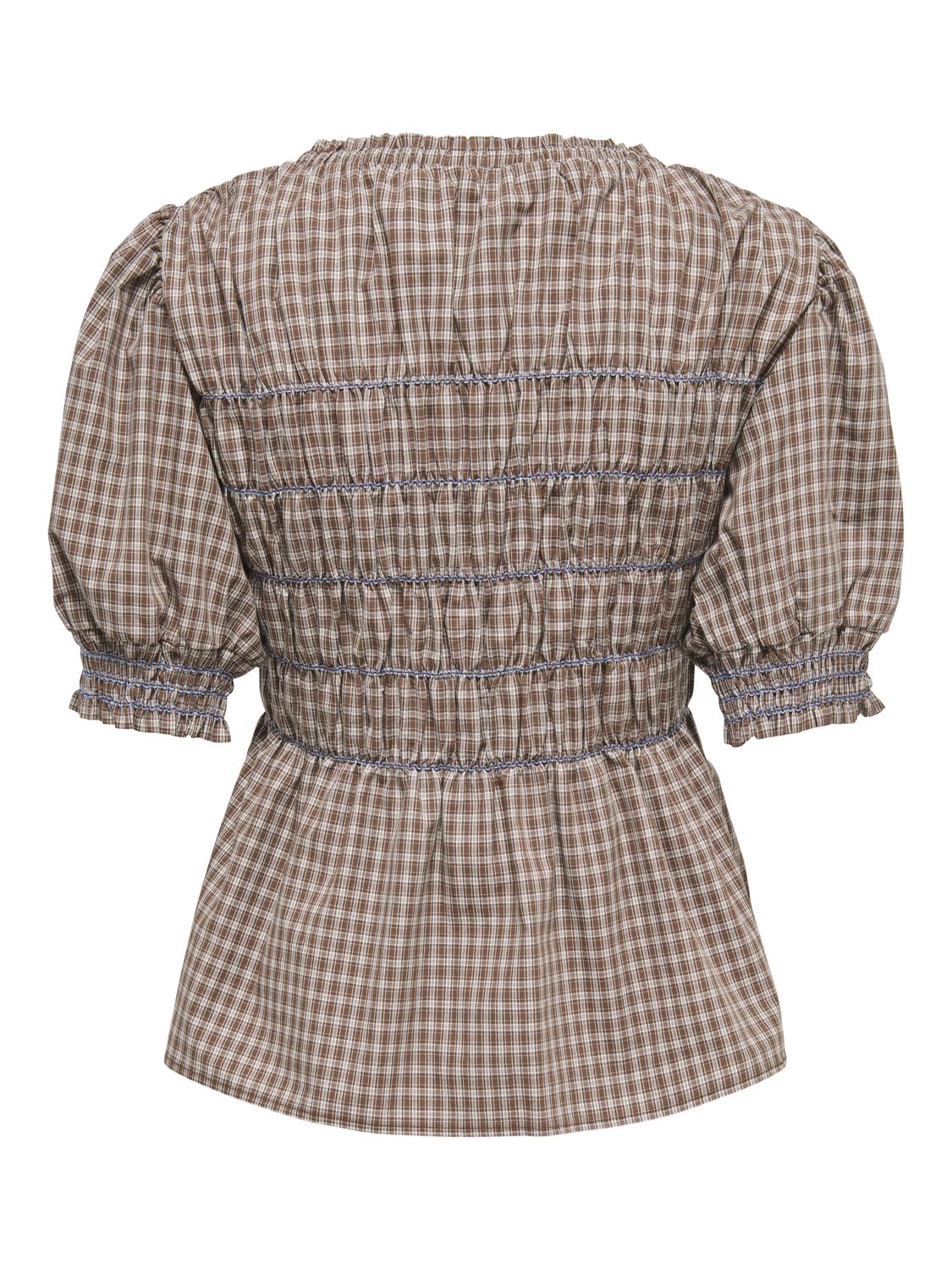 ONLJOSY S/S SMOCK TOP WVN EX - 3