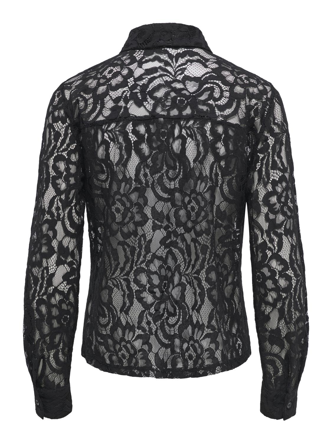 ONLBIRUN L/S LACE SHIRT WVN - 7