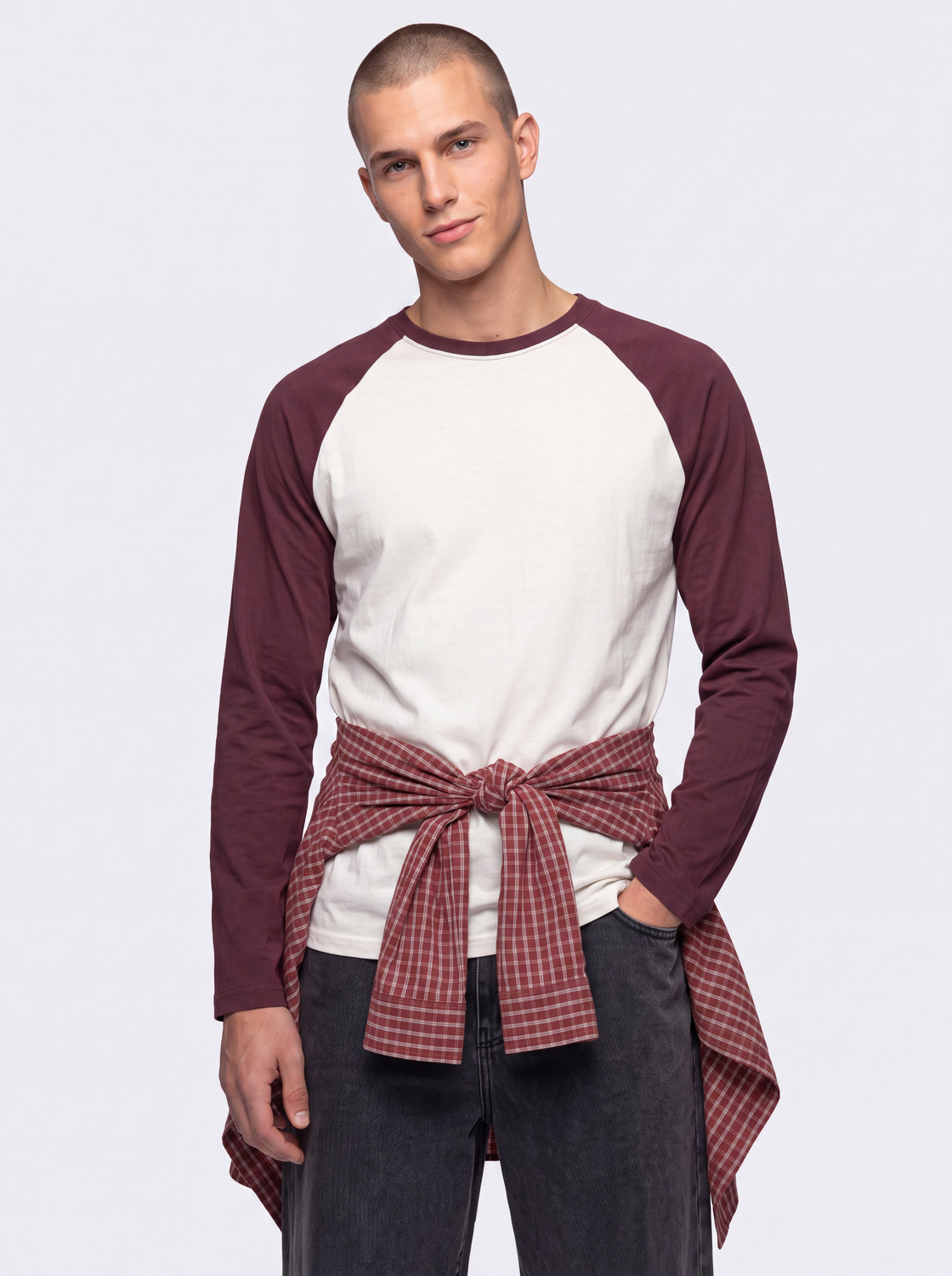 ONSHEATON RAGLAN LS TEE NOOS - 5