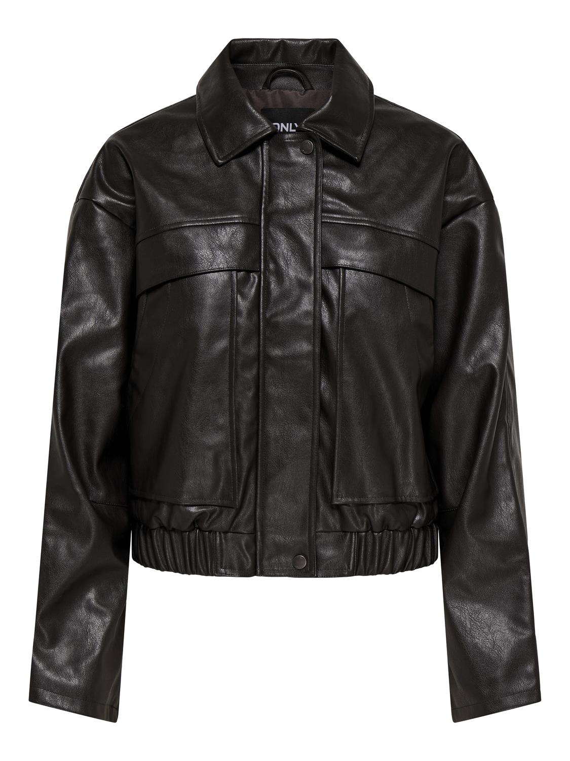 ONLMELLE FAUX LEATHER JACKET OTW - 3