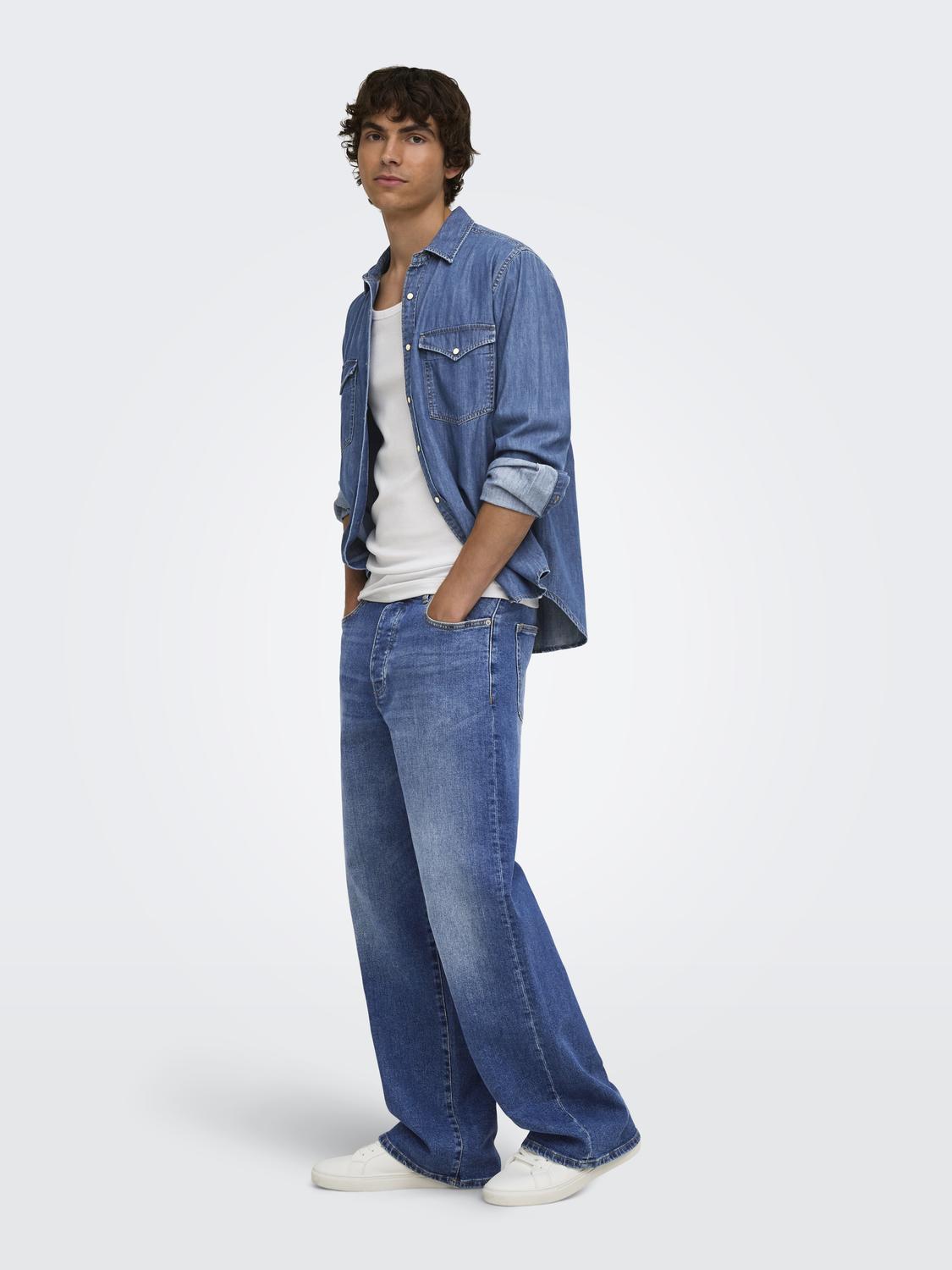 ONSRAY WESTERN REG LS SHIRT NOOS - 6