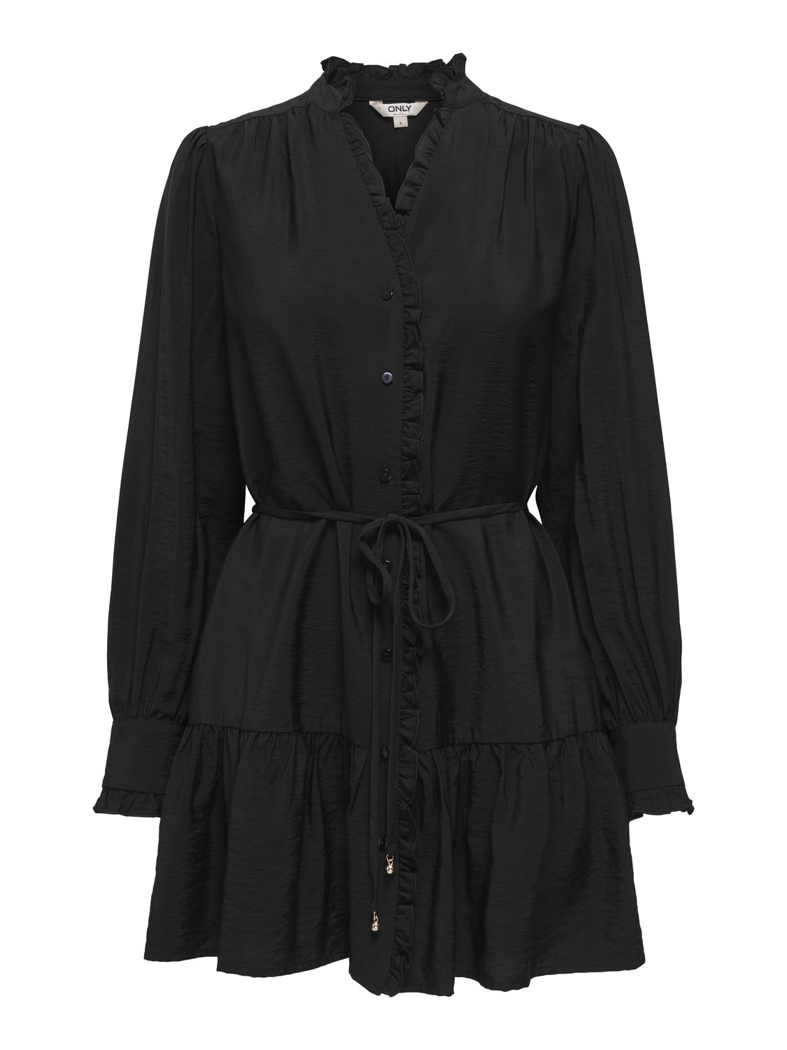 ONLNUKA MISARA L/S SHORT SHIRT DRESS WVN