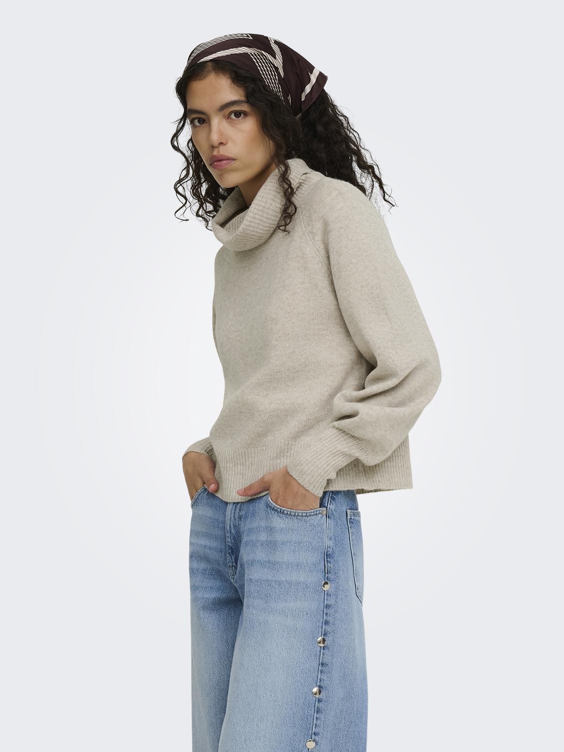 ONLOLIVIA LS ROLL NECK CC KNT