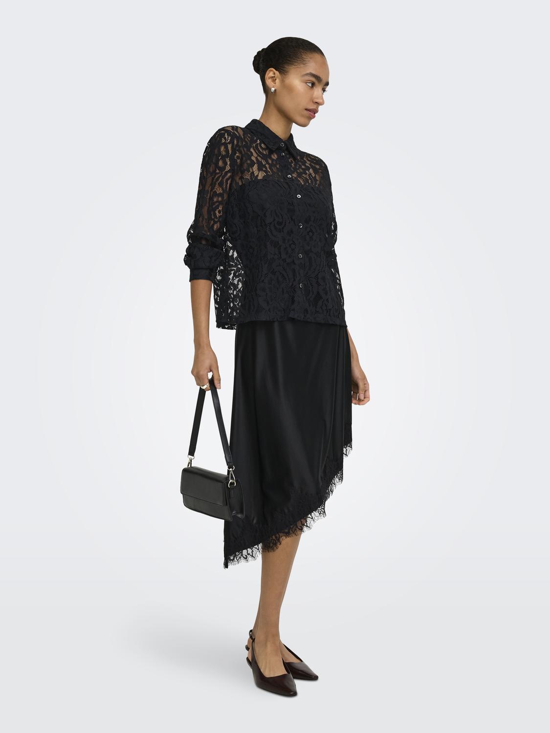 ONLBIRUN L/S LACE SHIRT WVN - 6