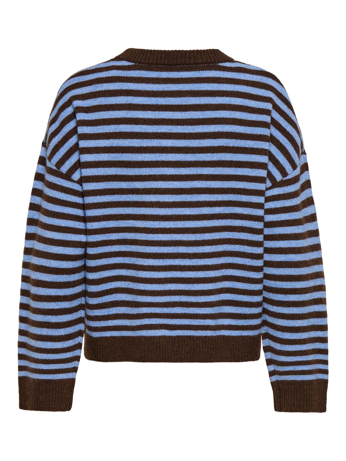 ONLALIVIA LS O-NECK STRIPE CS KNT - 7
