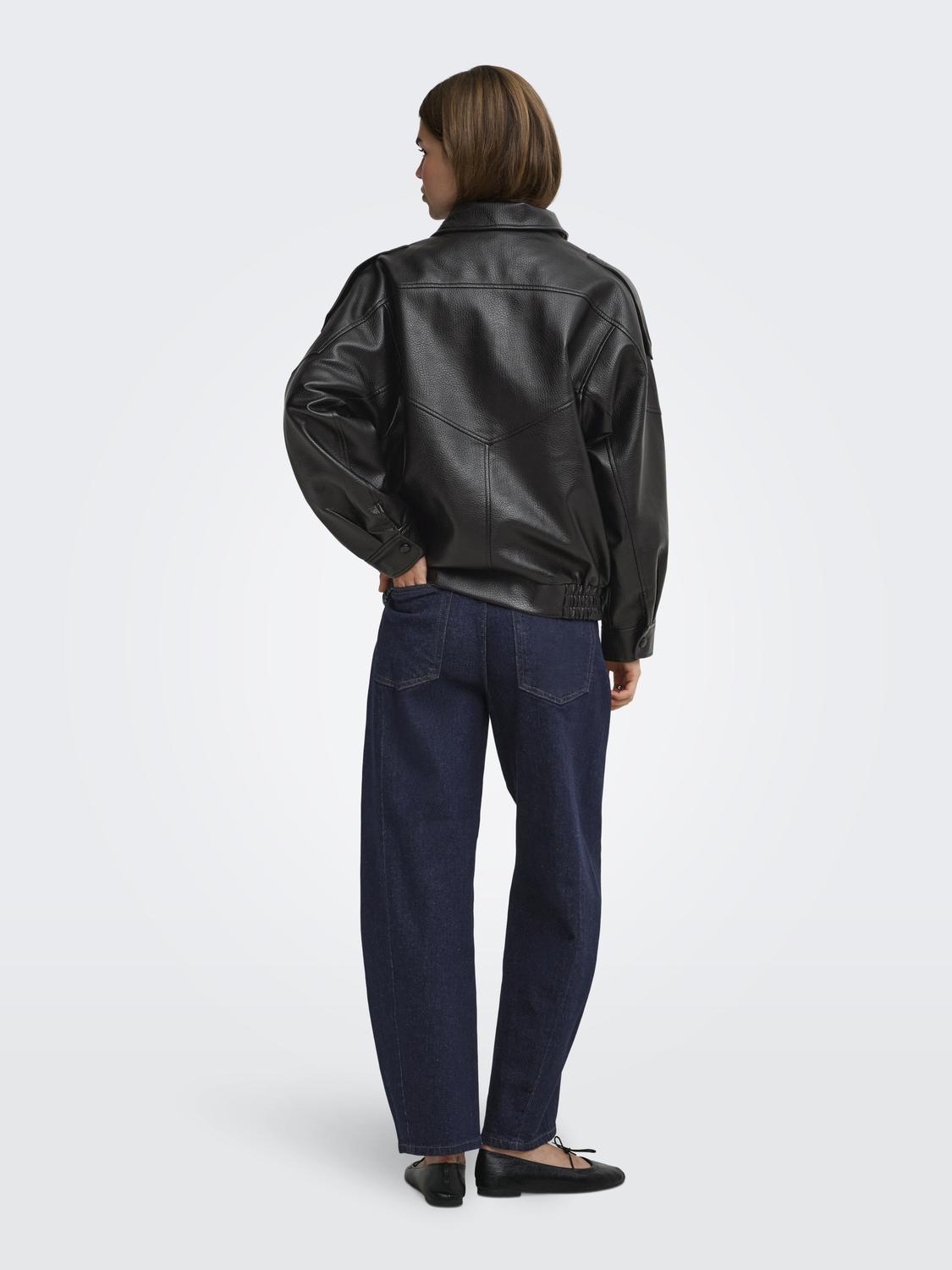 ONLEDEN FAUX LEATHER OVZ JACKET OTW - 2