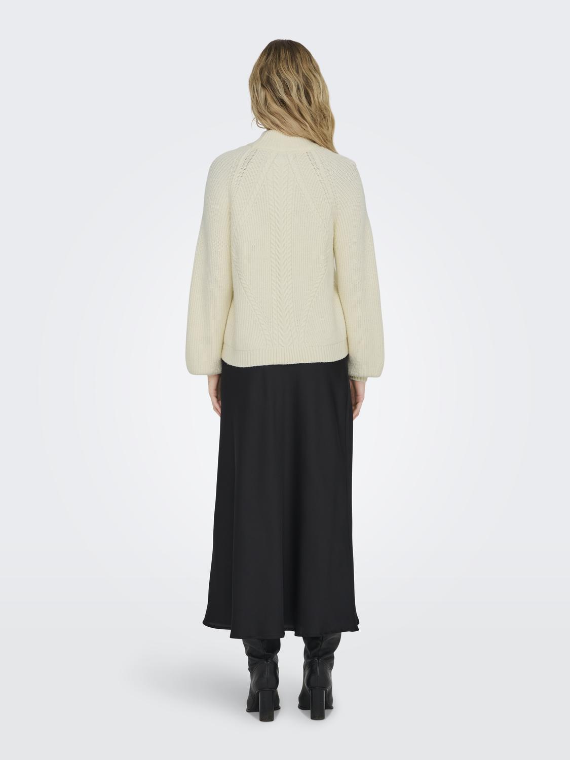 ONLKATIA LS DETAIL HIGHNECK NOOS KNT - 2