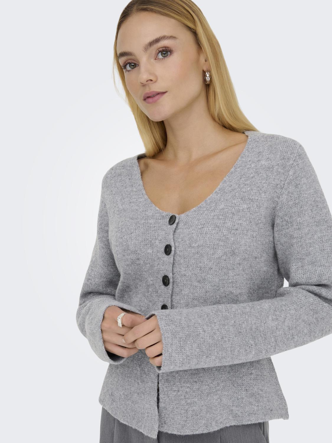 JDYLEA LIFE L/S BUTTON CARDIGAN KNT - 4