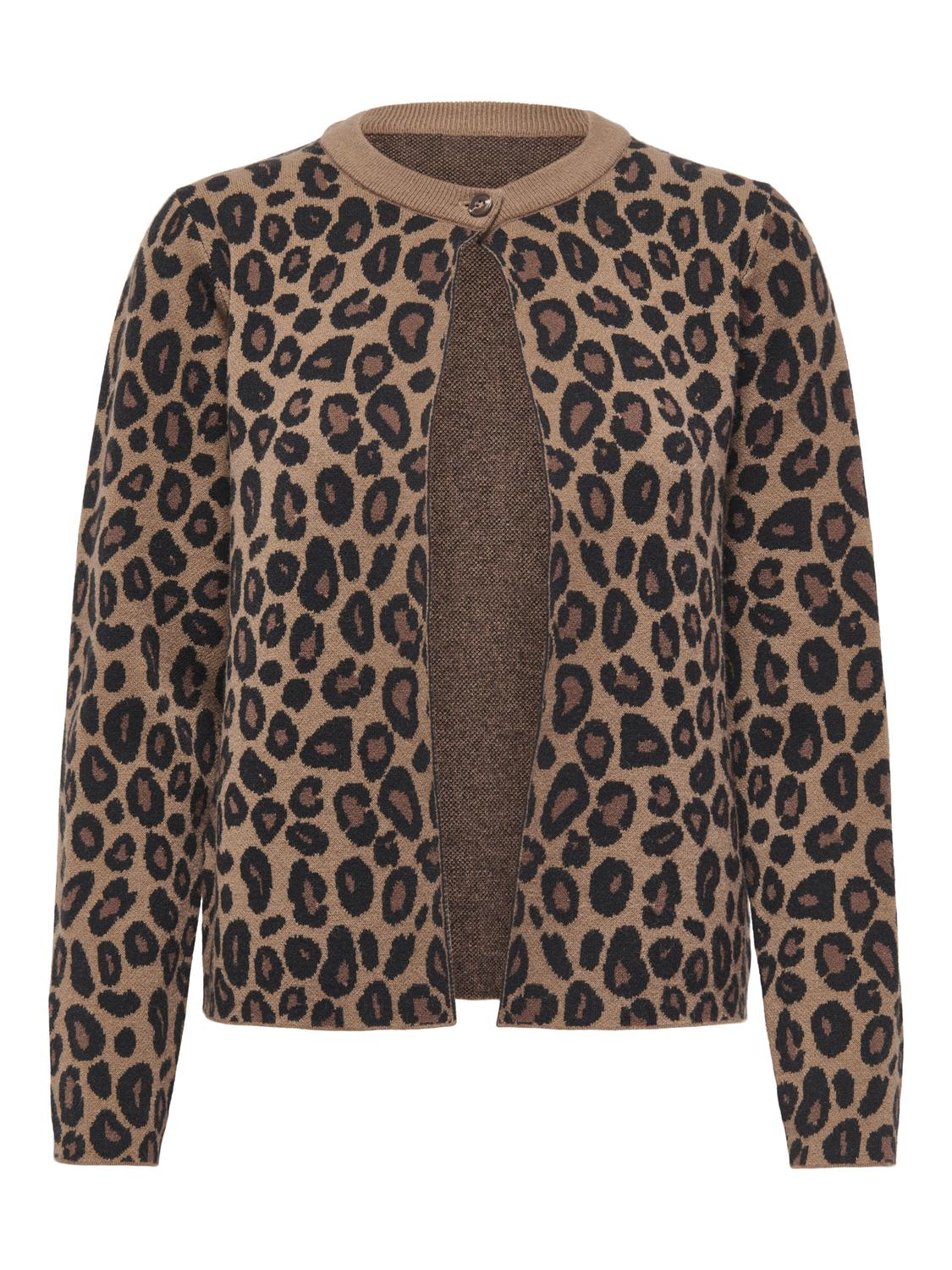 PGAMANDA Regular Fit Cardigan mit langen Ärmeln und O-Ausschnitt - perfekt für den Alltag