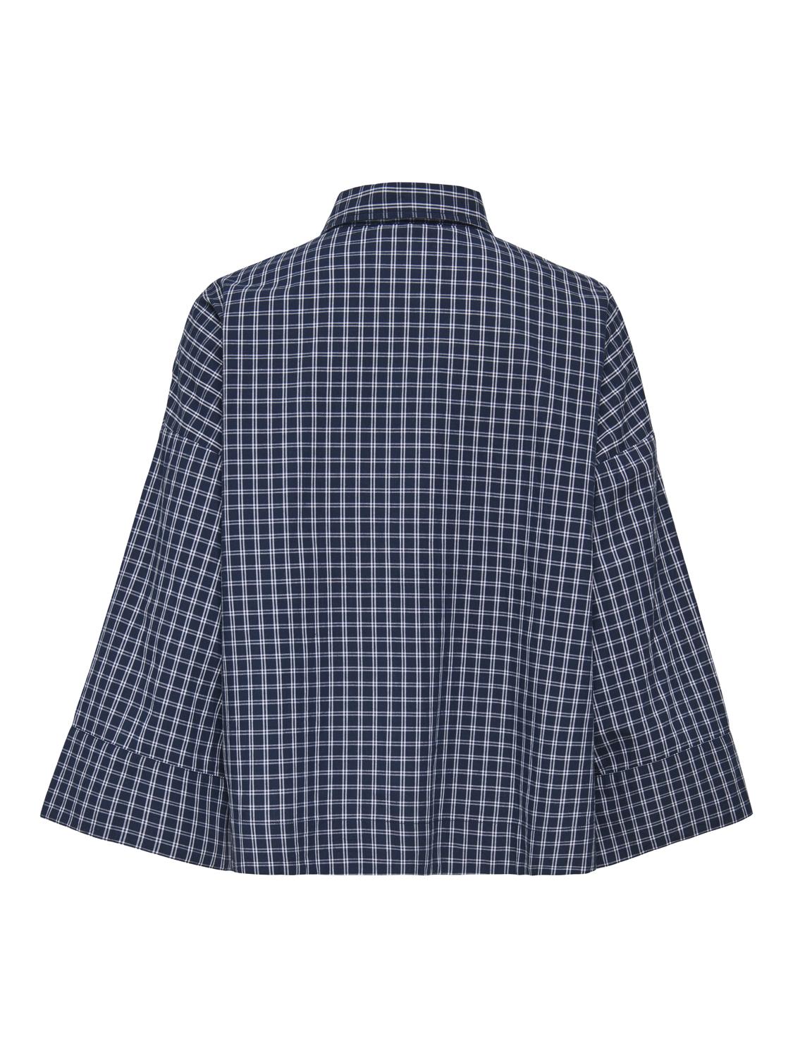 PGMADDI 7/8 LOOSE CHECK SHIRT WVN - 3
