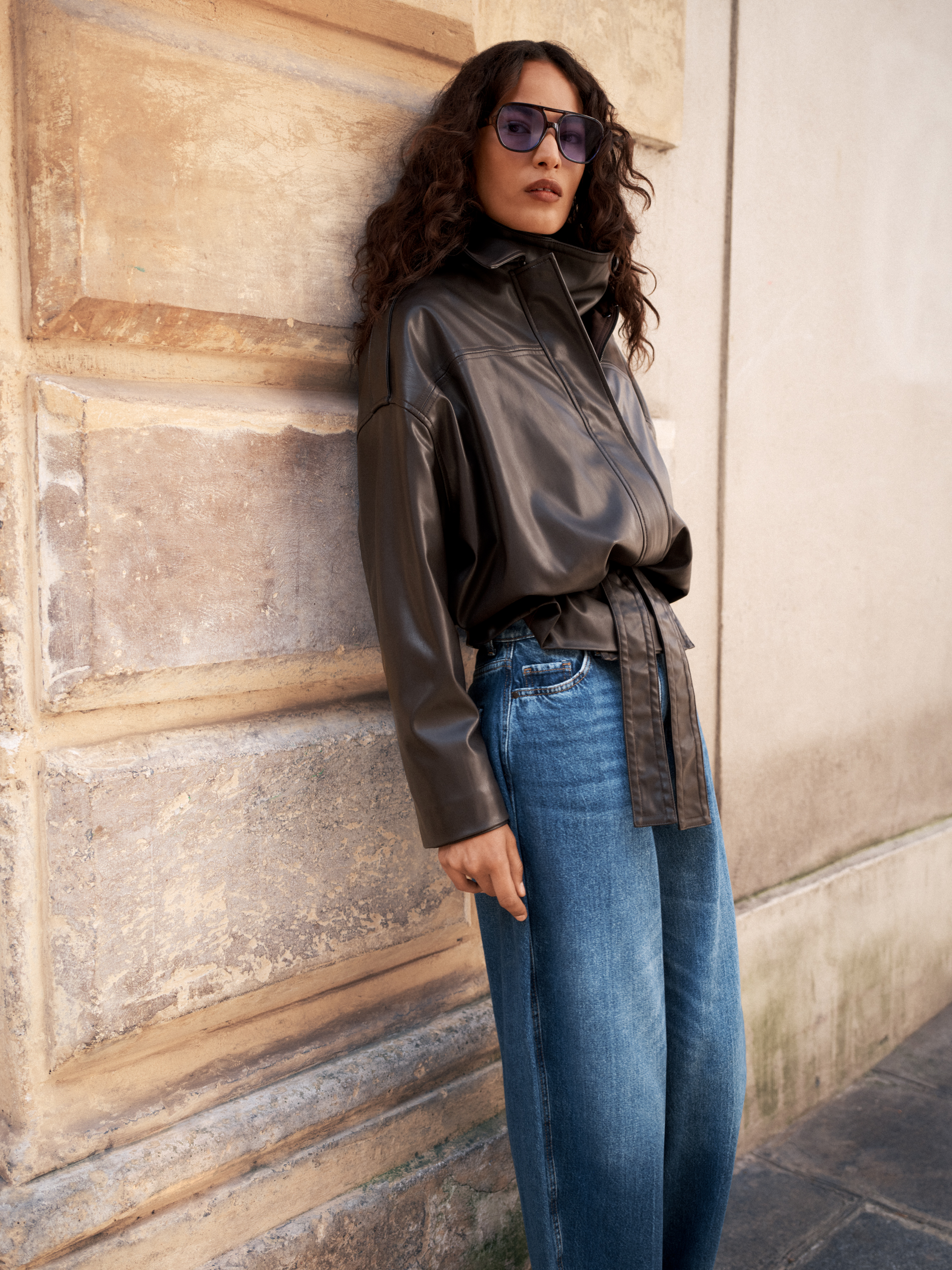JDYANE FAUX LEATHER BAT JACKET OTW NOOS - 8