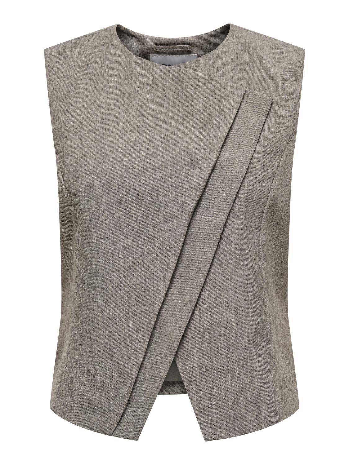 ONLNOVI S/L MEL ASYM WAISTCOAT TLR - 3