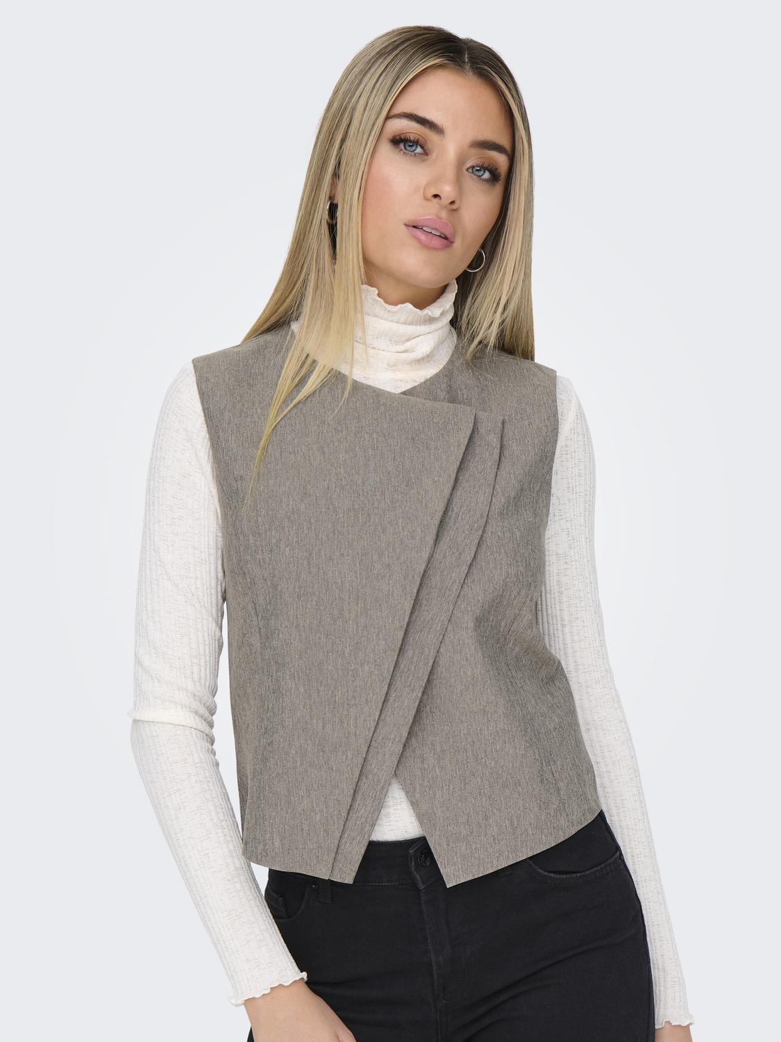 ONLNOVI S/L MEL ASYM WAISTCOAT TLR - 5