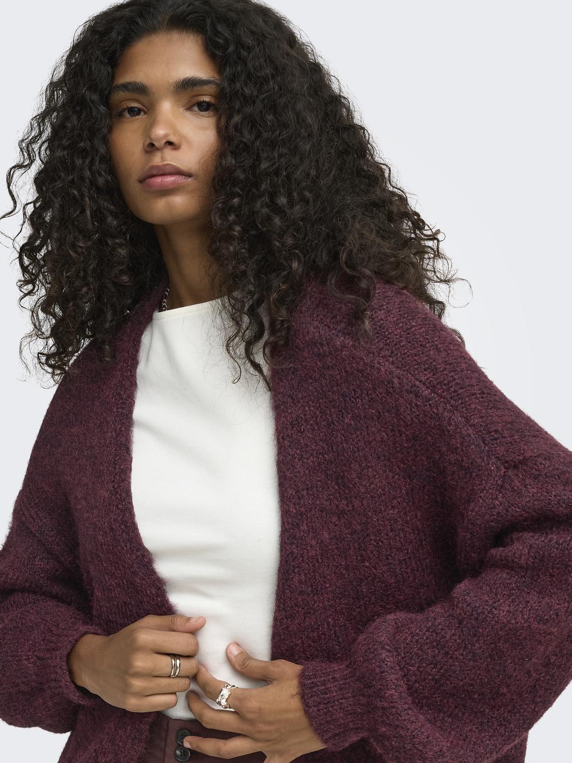 ONLNELLIE LS OPEN CARDIGAN KNT - 4