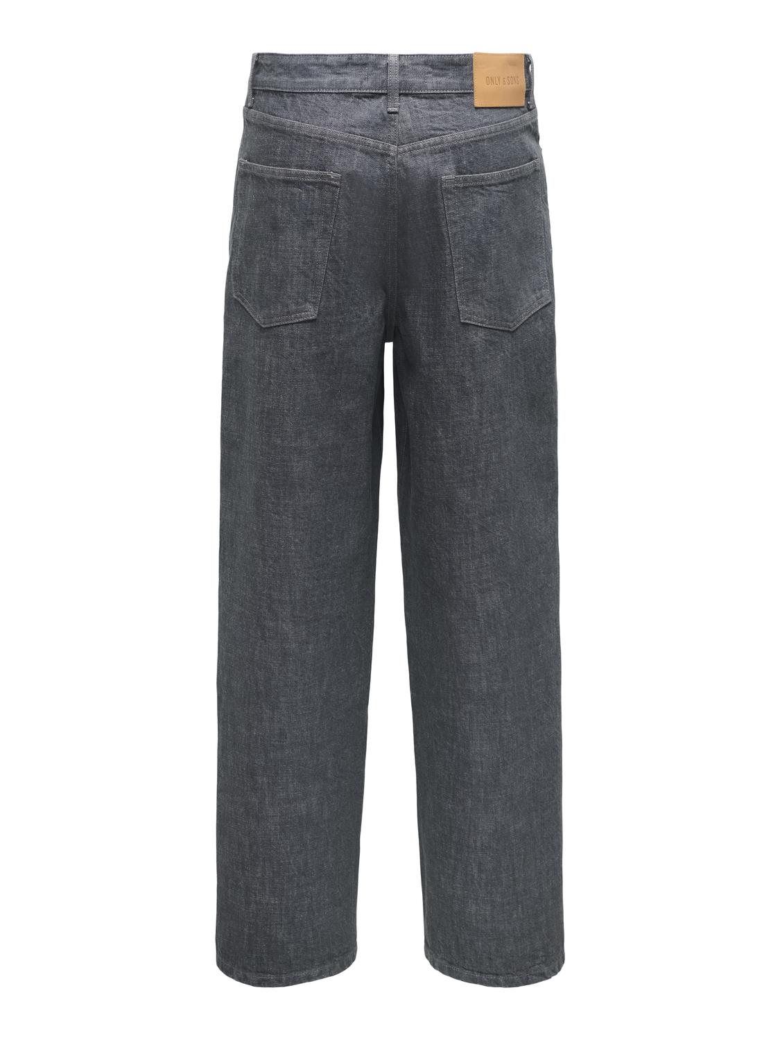 ONSREMI WIDE GREY RINSE 1239 CRO DNM - 3
