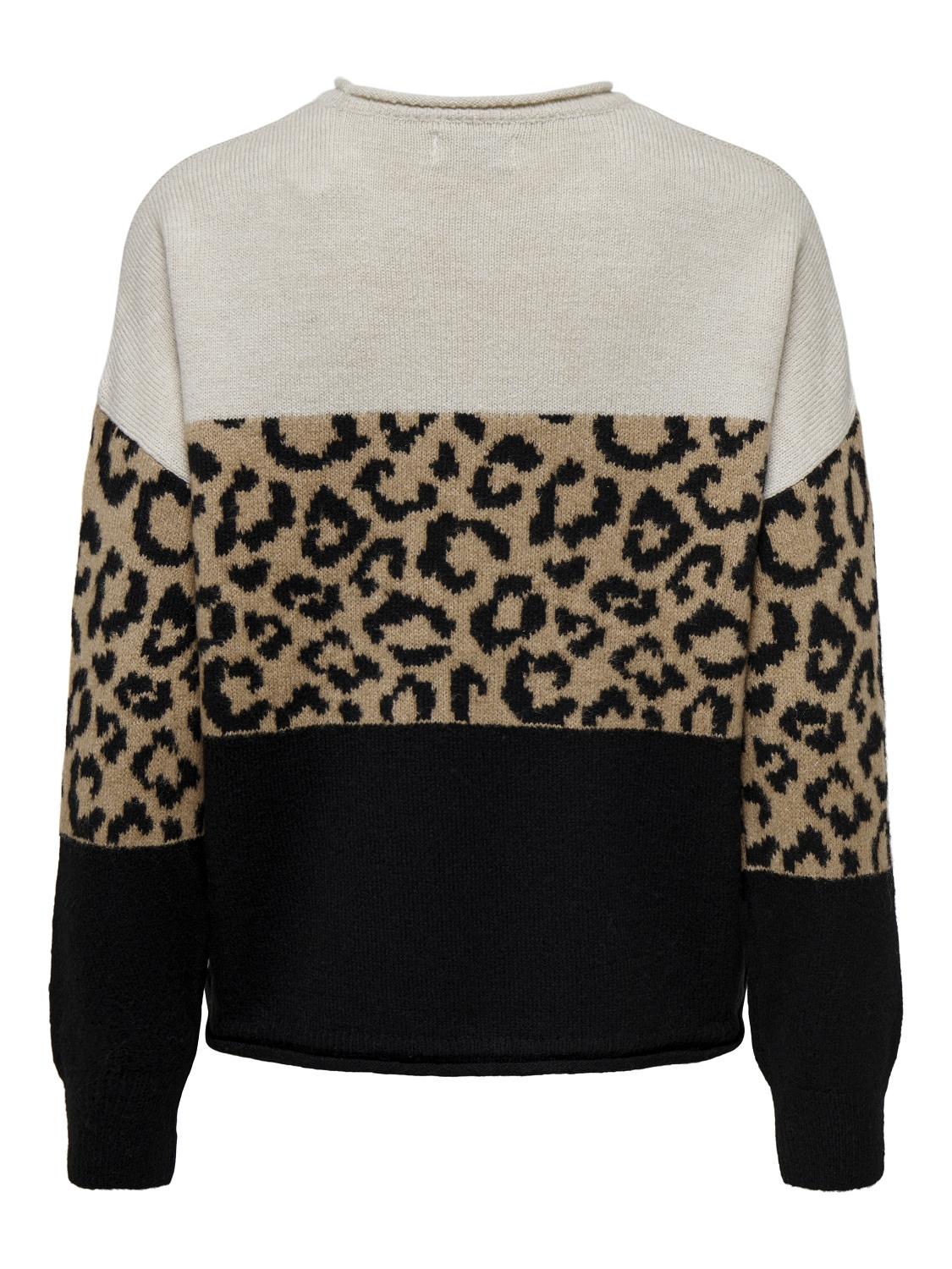 ONLJADE ANIMAL LS O-NECK KNT NOOS - 7