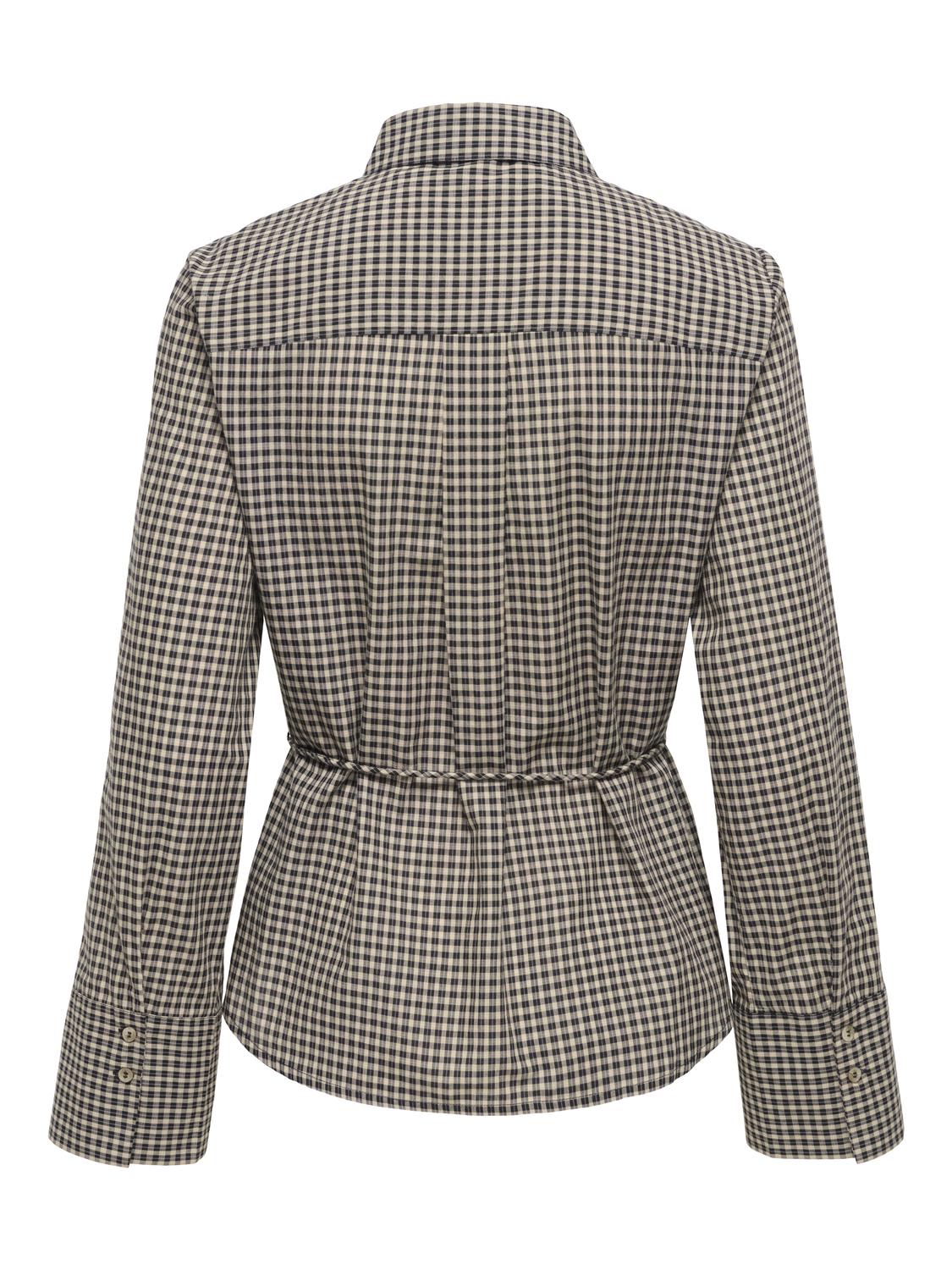 PGBELLA L/S CHECK TIE SHIRT WVN - 3